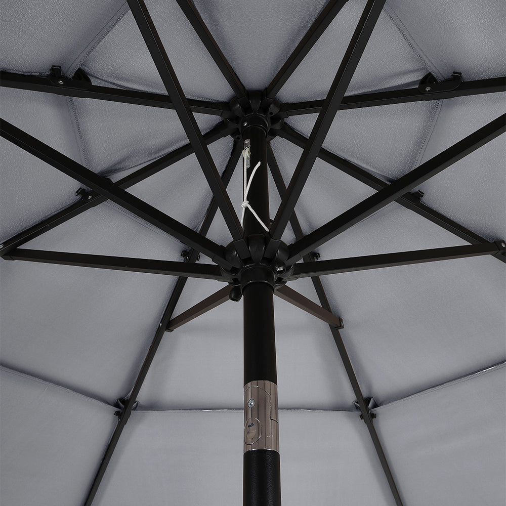 Outdoor 3-tier Umbrella With Crank And Tilt Without Base | One Size | Light Grey