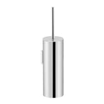 Toilet Brush, Siver Gloss, Wall-mounted. Collection Kubic