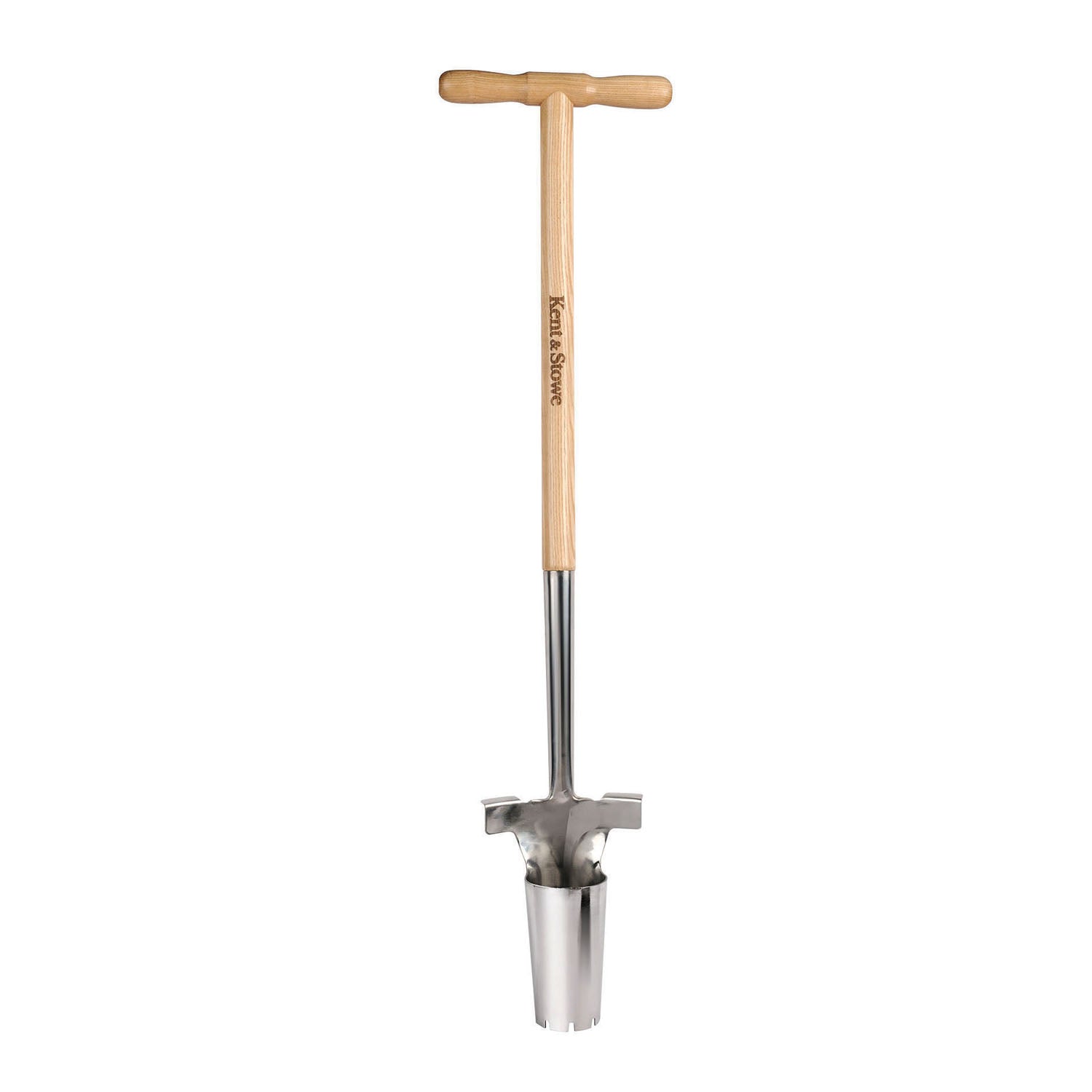 Long-handled Stainless Steel Bulb Planter | 100cm