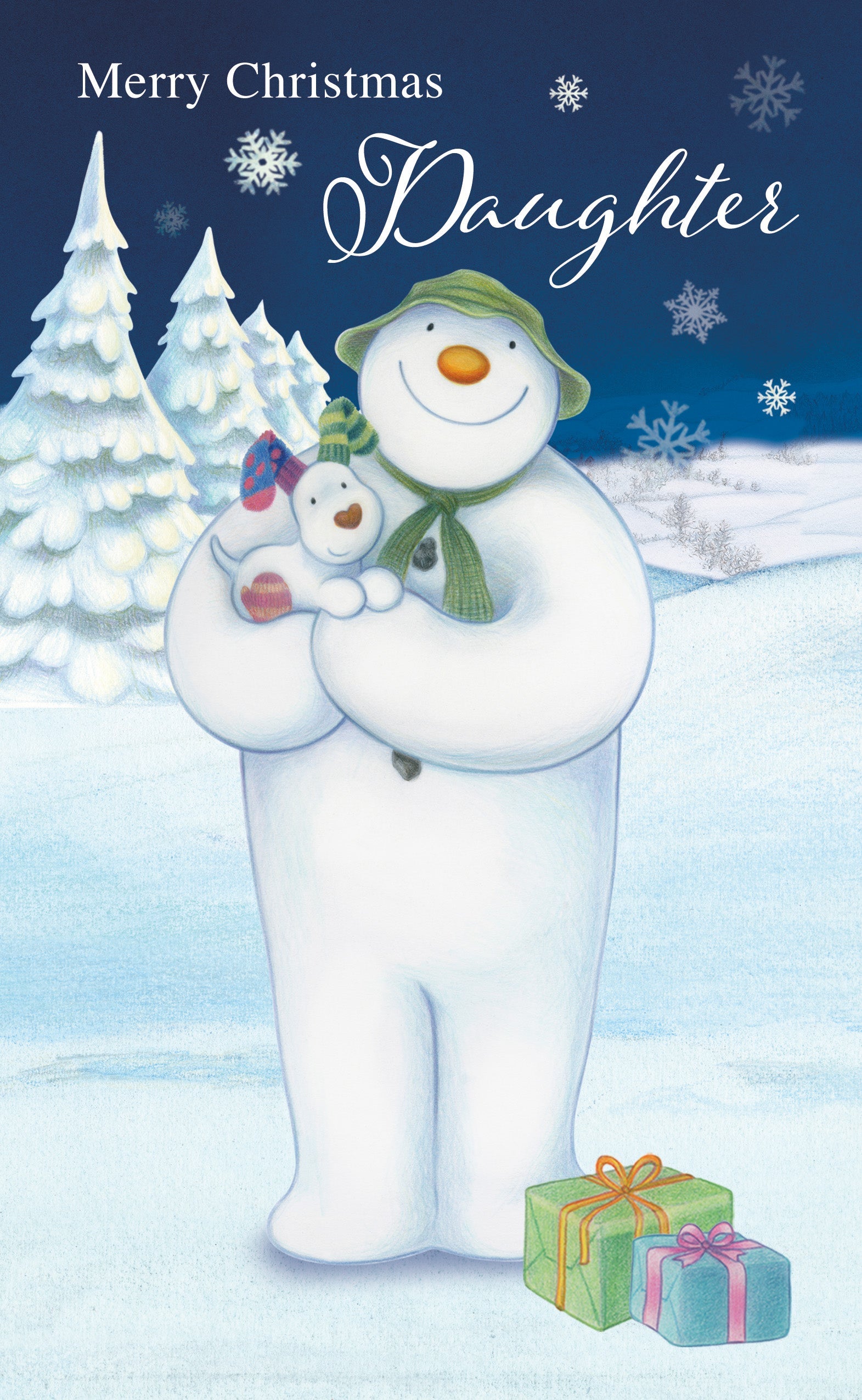 The Snowman Daughter Christmas Card Official Product