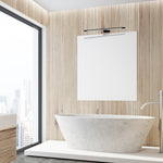 Shine Black Led 12w Wall Lamp Stylish Matt Black Light With Ip44 Rating Perfect For Mounting Above A Bathroom Mirror