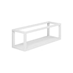 Shelf With Towel Rail, White Matt, Wall-mounted 35 Cm Collection The Grid