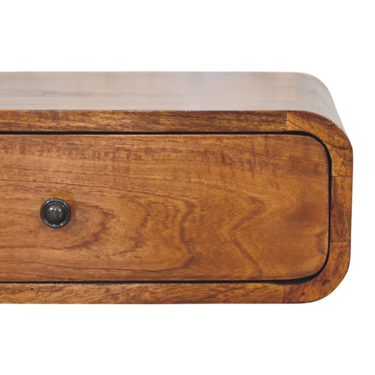 Solid Wood Avora Wall-mounted Honey Caramel 1 Drawer Nightstand