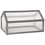 Wood Cold Frame Greenhouse For Plants | Gray