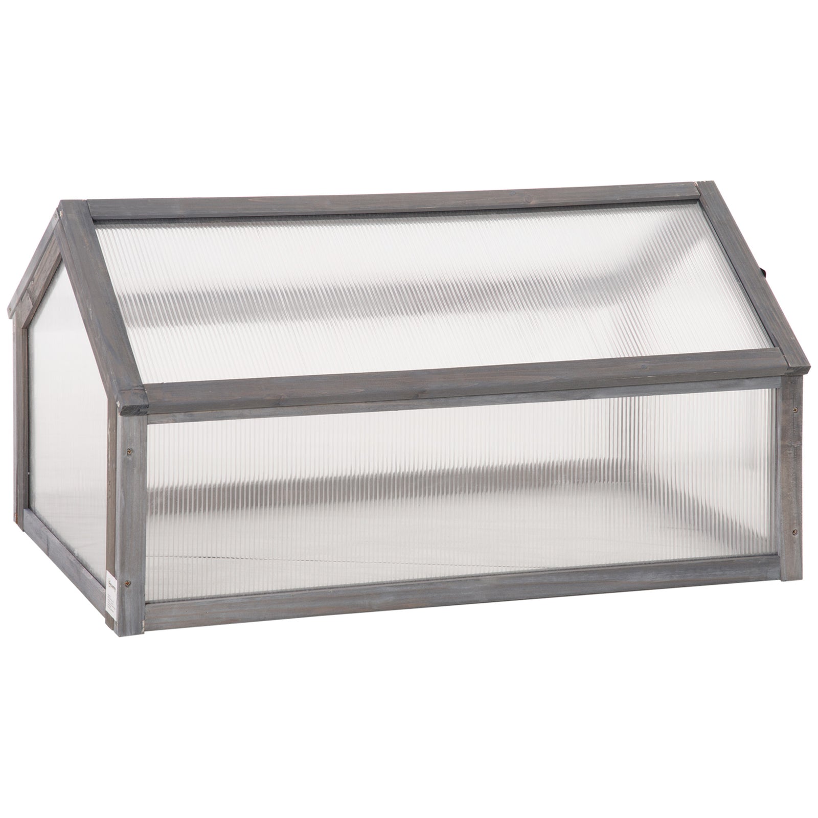 Wood Cold Frame Greenhouse For Plants | Gray