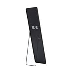 45x155cm Modern Rectangular Metal Floor Mirror Black