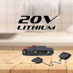 Eco 20v 15cm Cordless Pruning Saw With 100-215cm Telescopic Pole And 2ah Battery