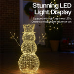 Xmas Haus 58cm Floor-mounted Led Christmas Holiday Festive Snowman