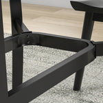 Garden Patio Table W/ Parasol Hole, Steel Frame 150x90cm