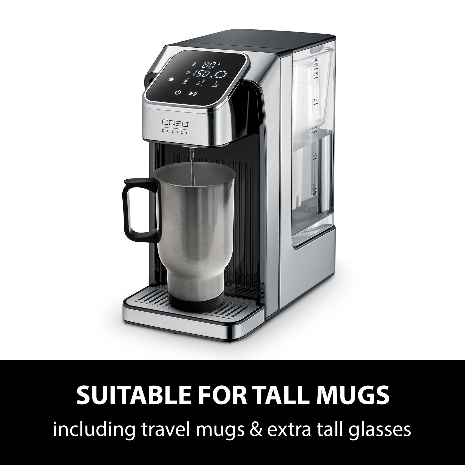 Hw770 Hot Water Dispenser, 2.7l, Instant Boiling Water With Memory Function