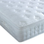 Anti Bed Bug 1500 Pocket Sprung Foam Pillow Top Mattress | Super King | White