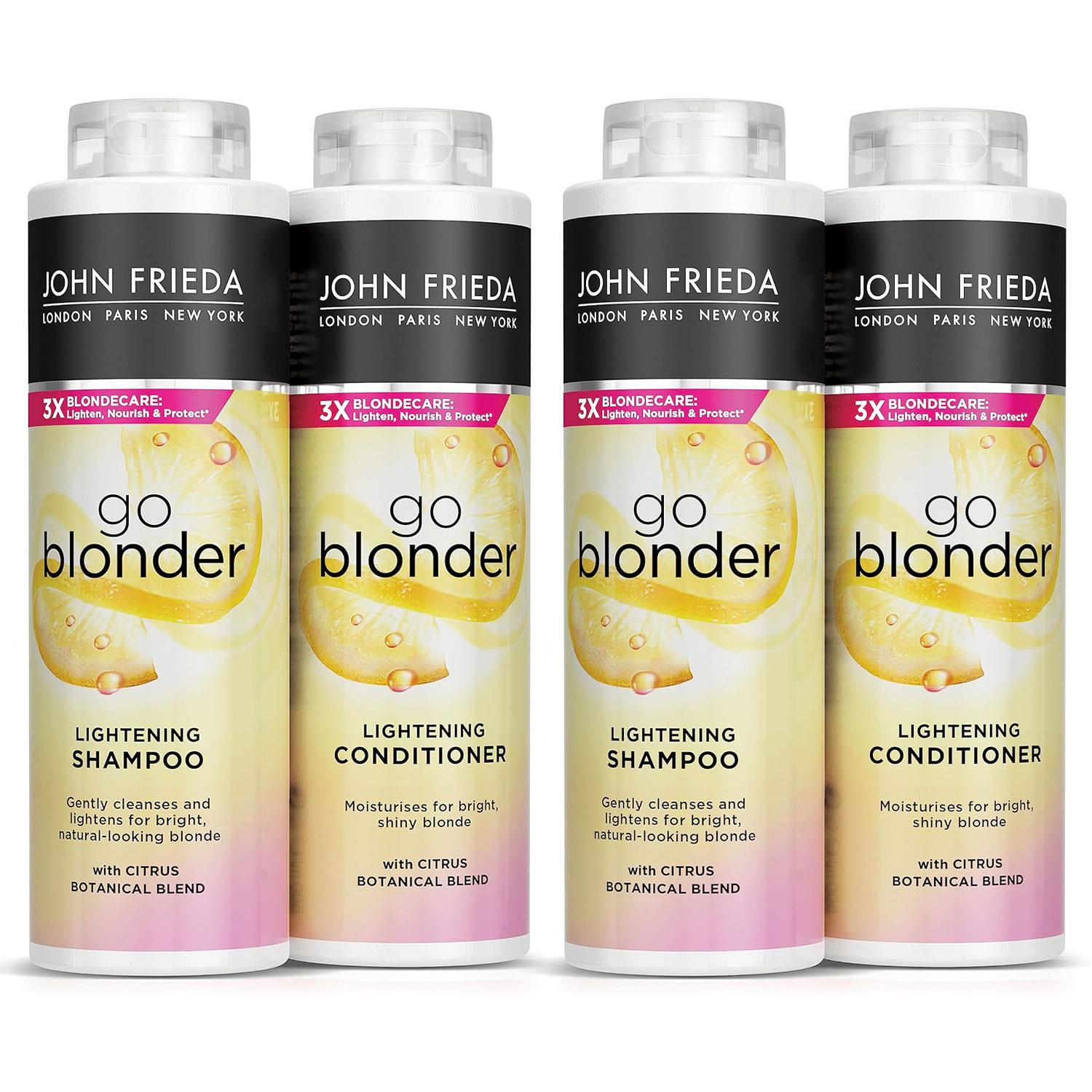 Sheer Blonde Go Blonder Duo Pack 2x Shampoo & 2x Conditioner, 500ml