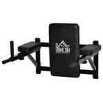 Wall Mounted Dip Station Knee Leg Raise Pull Up Rack