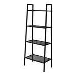 Breeins 4-tier Freestanding Metal Ladder Shelf With Mesh Shelves Organizer