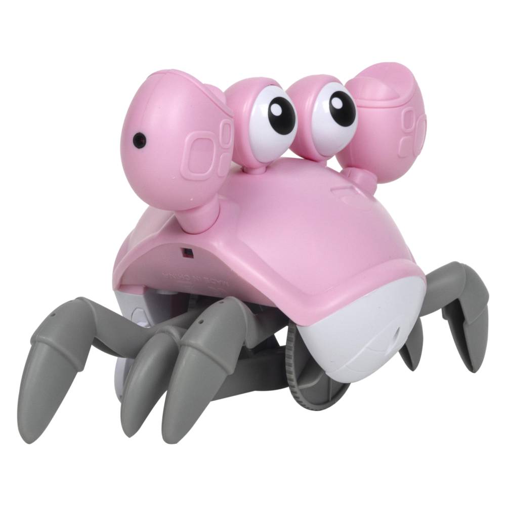 Rechargeable Crawling Crab Toy With Music | Pink