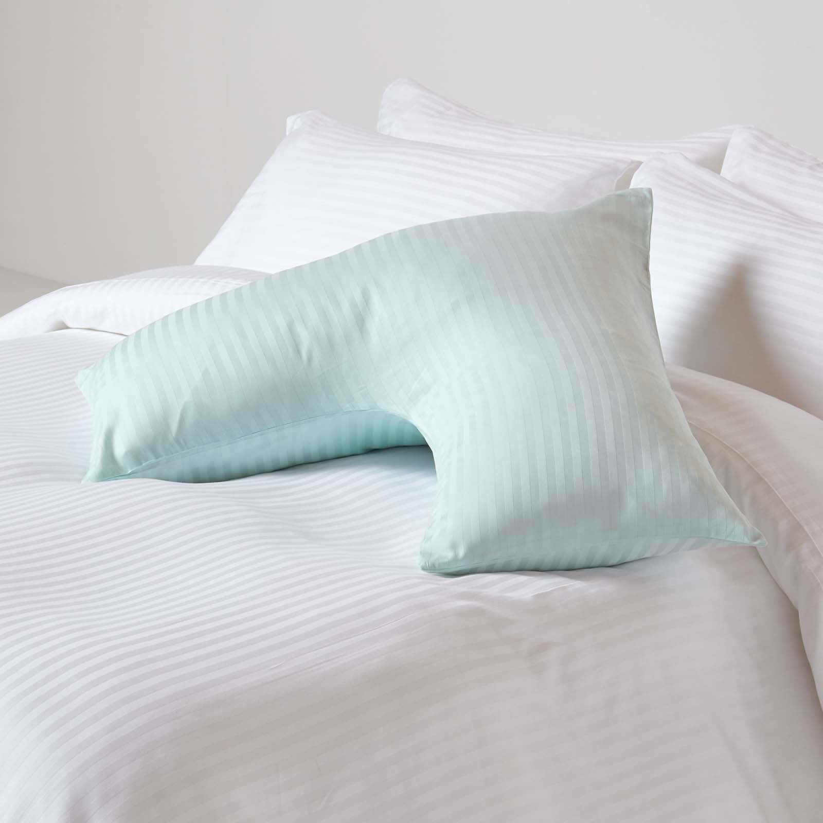 Egyptian Cotton Super Soft V Shaped Pillowcase 330 Tc | V Shape | Aqua