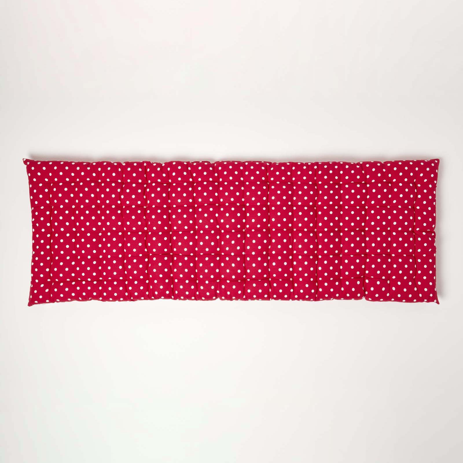 Red Polka Dot Bench Cushion 2 & 3 Seater | 3 | Red