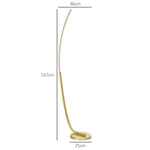 Floor Lamp With Led Strip, Standing Lamp For Living Room