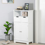Bathroom Storage Cabinet Adjustable Shelf Removable Drawers