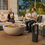 Outsunny 4 Pcs Fireplace Companion Set, Metal Fireside Companion