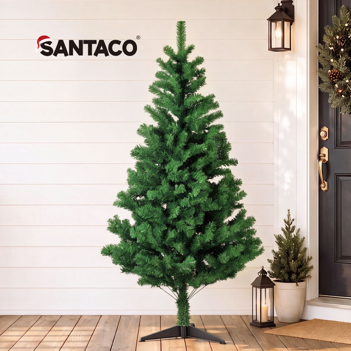 Santaco Christmas Tree 180cm Artificial Xmas Spruce 483 Pvc Tips Green