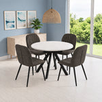 Indoor & Outdoor Living Harley Extendable Dining Table With 4 Jaydn Chairs