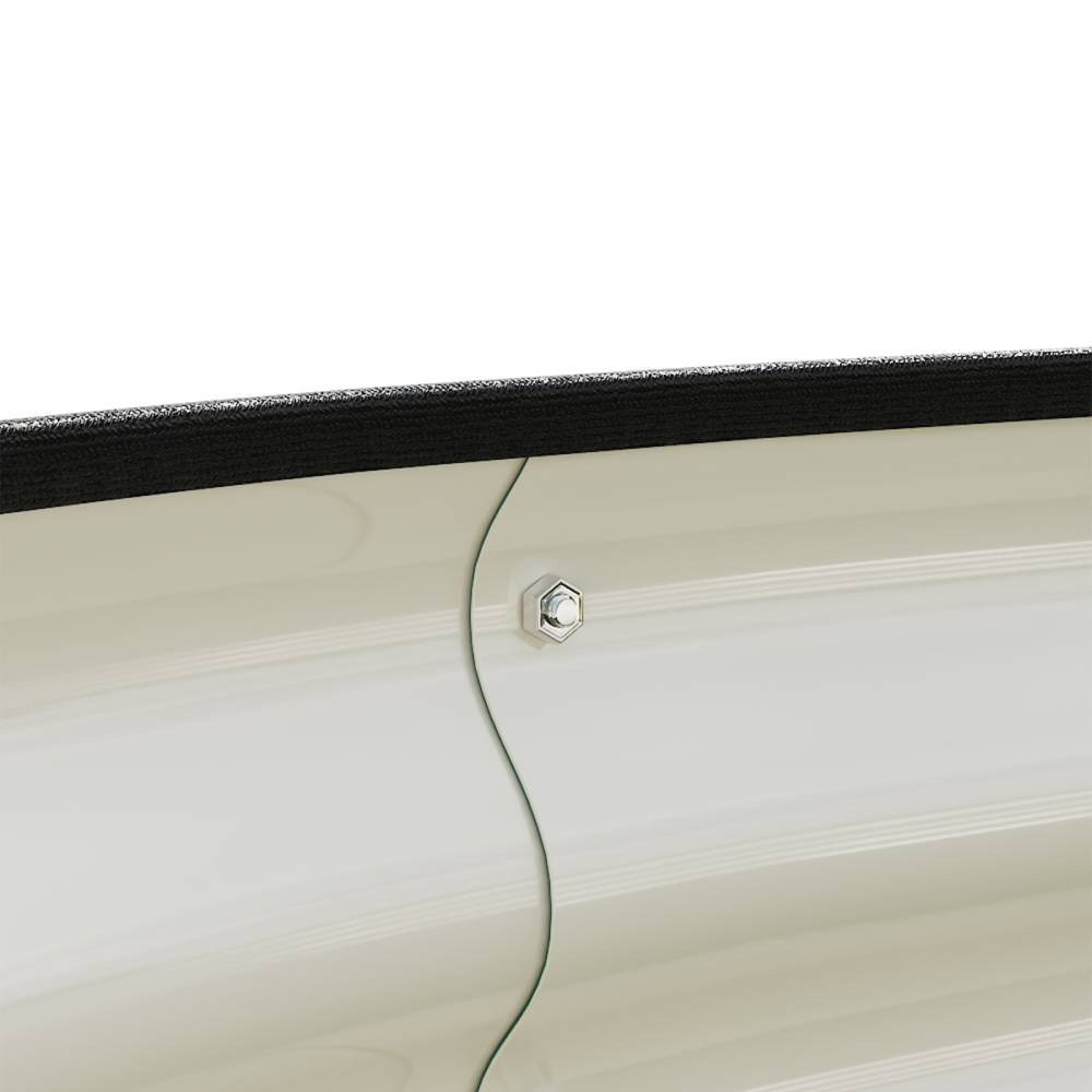 Galvanized Metal Raised Garden Bed – Elevated Planter Box With Safety Edging, Green, 120cm/160cm W X 80cm D X 30cm H | Large | Green