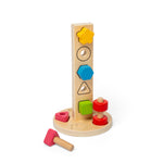 Wooden Montessori Nuts & Bolts Tower