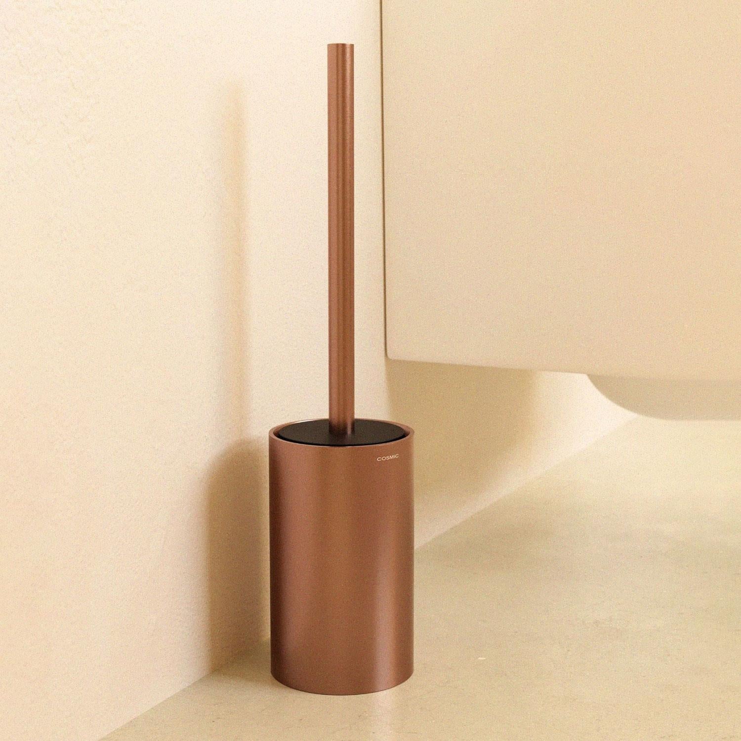 Toilet Brush, Free-standing, Brushed Black Pvd, Architect S+ Collection