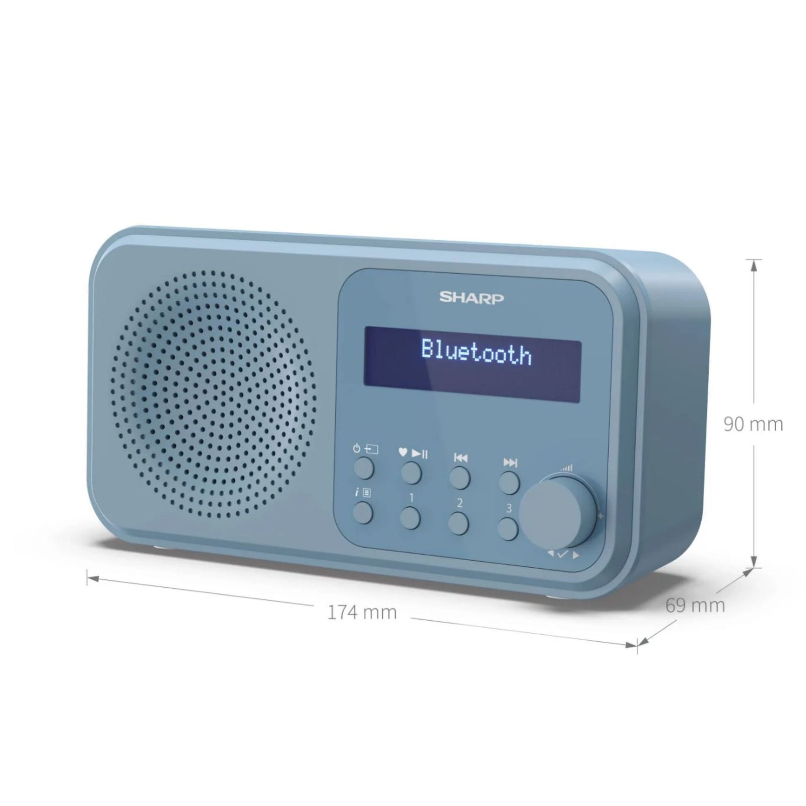Tokyo Dr-p420 Portable Dab+/fm Digital Clock Radio