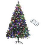 6/7ft Led Christmas Tree, Metal Base, Hinged | 7ft | Green