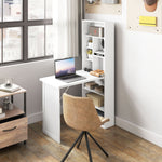 Convertible Desk With Whiteboard Multi-function Workstation | One Size | White