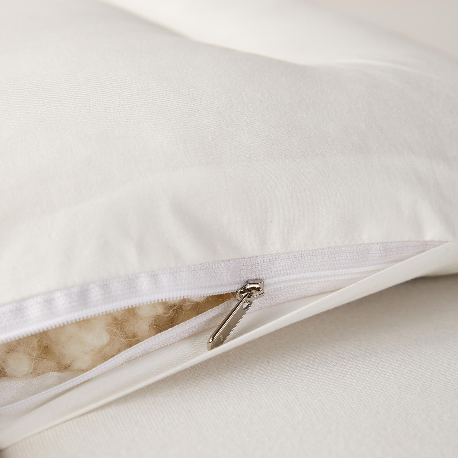 Premium Wool Kids Pillow With Quilted Case, 40 X 60 Cm