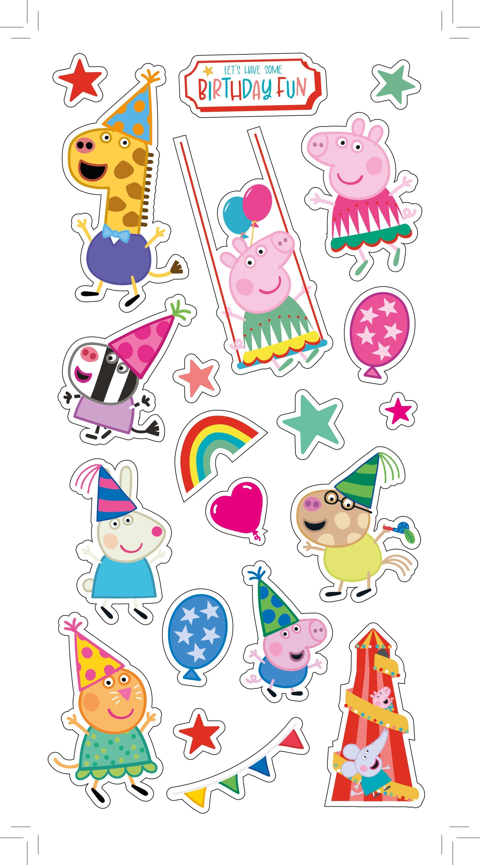 Age 3 Sticker Birthday Card Official Product