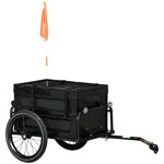 Bike Cargo Trailer With Foldable Storage Box | Black