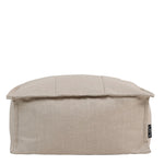 Dolce Indoor Outdoor Pouffe Footstool Bean Bags, Natural