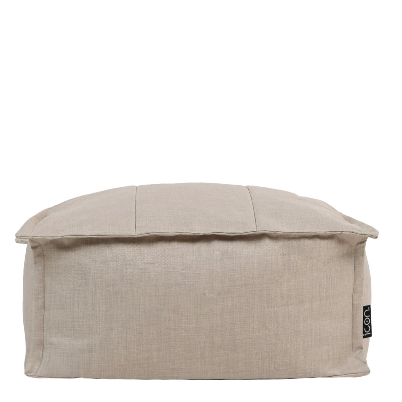 Dolce Indoor Outdoor Pouffe Footstool Bean Bags, Natural