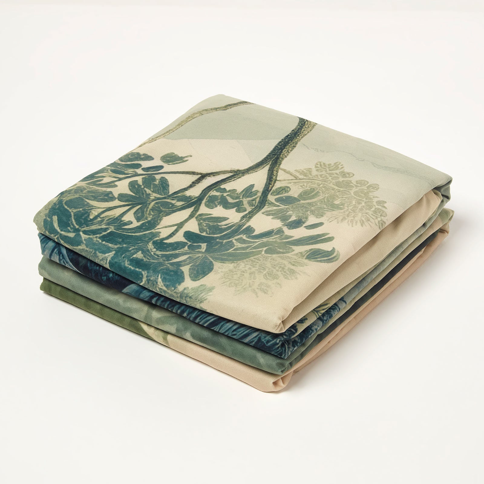 Palm Sepia Throw 130 X 170 Cm Tropical Blanket | 130cm x 170cm | Green