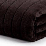 Hockley Faux Fur Throw | 130cm x 150cm | Chocolate