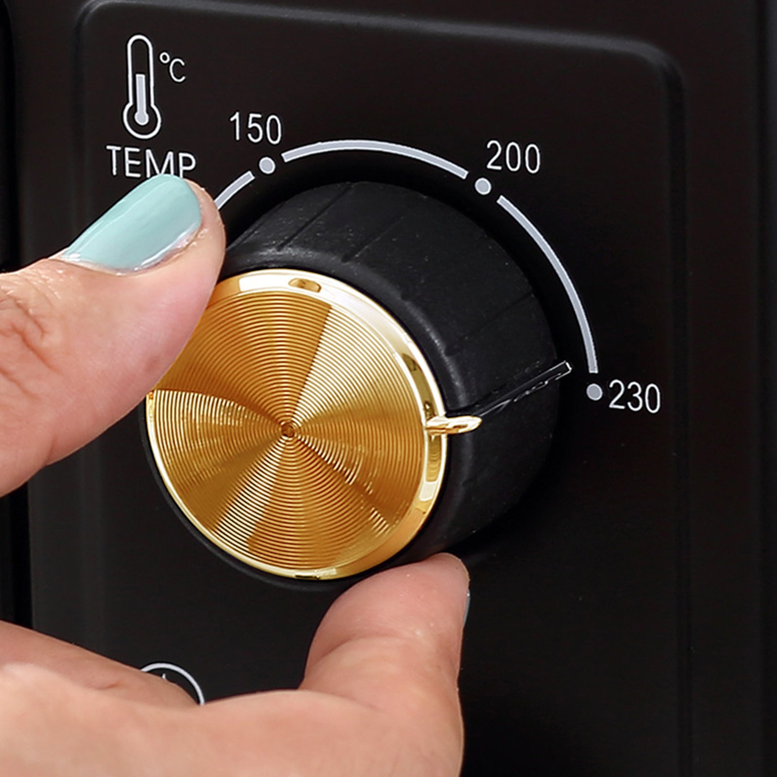 Mini Oven 16l Countertop Oven With Adjustable Temp Timer | One Size | Black