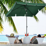 Aluminium Sun Umbrella 2x1.3m Parasol | Green
