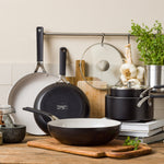 KitchenAid Cookware Coloured Aluminium Frying Pan, Pfas Free, Matt Black