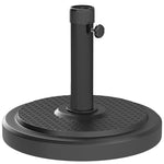Outsunny 22kg Garden Parasol Base, Round Hdpe Sun Umbrella Base
