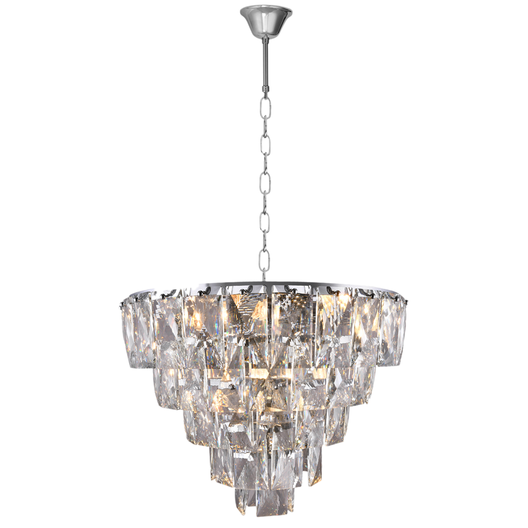 Chelsea Chandelier Magnificent 50cm Centrepiece In Crystal And Chrome