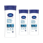 Expert Care Instant Rescue Body Lotion For Dry Skin, 3x 400ml