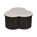 Verona Marble Coffee Table, Dark Brown And White | 5 | Brown