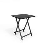 Folding Wooden Dining Table 60x60cm Black