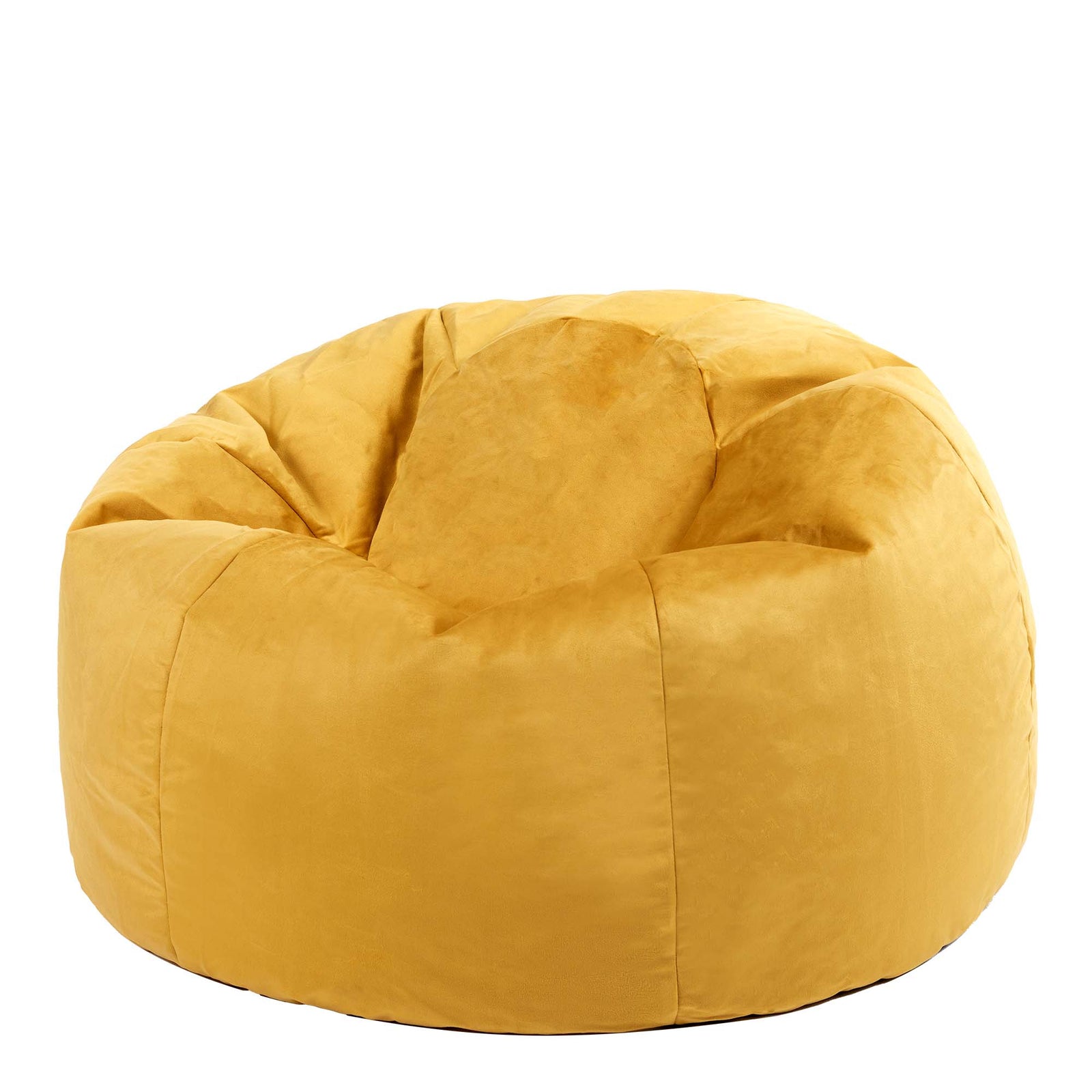 Aurora Velvet Bean Bag | Yellow