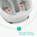 Foot Spa With Massage Rollers - Grey