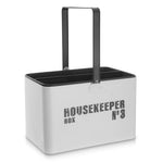 Livivo Metal Housekeeping Cleaning Caddy With Removable Organiser Tray